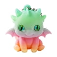 thumbnail image 2 of Weloille 3D Printed Little Dragon Figurine 1Pc, Creative Mini Animal Statue, Smooth Hand Painted Decorative Ornament, Cute Desktop Decor for Home Office Shelf Bedroom Living Room, 2 of 6