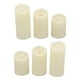 thumbnail image 5 of Luz de vela LED lámpara de vela sin llama 6PCS 3 tamaños para decoración de fiesta ANGGREK Otros, 5 of 8