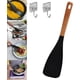thumbnail image 1 of Consensuts - Cuchara multifunción, cuchara multifunción 2025, cuchara de consensues, espátula de consentitos, herramientas de cocina de silicona para mezclar, cucharar y raspar (negro), 1 of 1