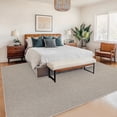 thumbnail image 3 of Garvee 5'x7' Modern Solid Color Area Rug Minimalist Woven Textured Carpet, Washable Rug Non Slip Low Pile Indoor Mats for Living Room Bedroom Dining Room, Beige, 3 of 6