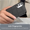 thumbnail image 4 of Durable Sturdy Phone Case for Samsung Galaxy A34 5G, Heavy Duty Shockproof Slim Rubber Full Body Protection Shockproof Case Cover for Samsung Galaxy A34 5G HD Black, 4 of 16