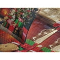 thumbnail image 4 of Ambesonne Santa Quilted Bedspread Set 3 Pcs, Santa Reading Letter Home, Queen Size, Multicolor, 4 of 5