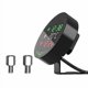 thumbnail image 1 of 5 In 1 Motorcycle Water Temperature Gauge USB Rechargeable Voltmeter LED Display with Temperature Sensor and Time Function, 1 of 5