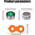 thumbnail image 2 of 10 Pack Faucet Bubbler, Faucet Accessory Bubbler, Stainless Steel Filter, Faucet Filter Water Saver, Faucet Filter, with a Handle, 2 of 5