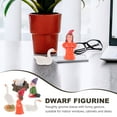 thumbnail image 2 of Miangastore Statues de Jardin en Résine Gnome Blanc 1Ensemble, 2 of 9