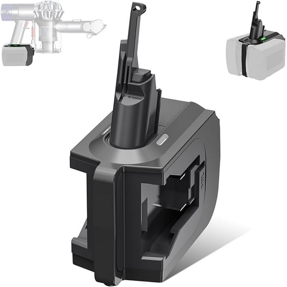 2-in-1 V7/V8 Double Battery Adapter,for Mil*wau*kee 18V M-18 Battery Work for Dy*son V7+V8 Series Vacuum Cleaner,Higher Power and Longer Working Time