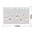 thumbnail image 4 of Etiquetas engomadas de la ventana de la Navidad, ventana se aferra la exhibición de la ventana de la Navidad del Pvc, 4 of 5