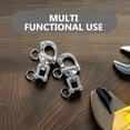 thumbnail image 3 of SHOWERORO 2Pcs Durable Stainless Steel Quick Release Hooks with Swivel for Sailing and Boat Rigging, 3 of 6