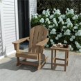 thumbnail image 4 of Paradise Outdoor Patio Rocking Chair with Square Side Table Set, 4 of 9