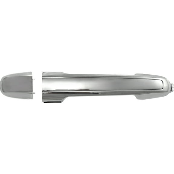 Exterior Door Handle Compatible with 2006-2010 Hyundai Sonata Rear, Driver or Passenger Side Chrome