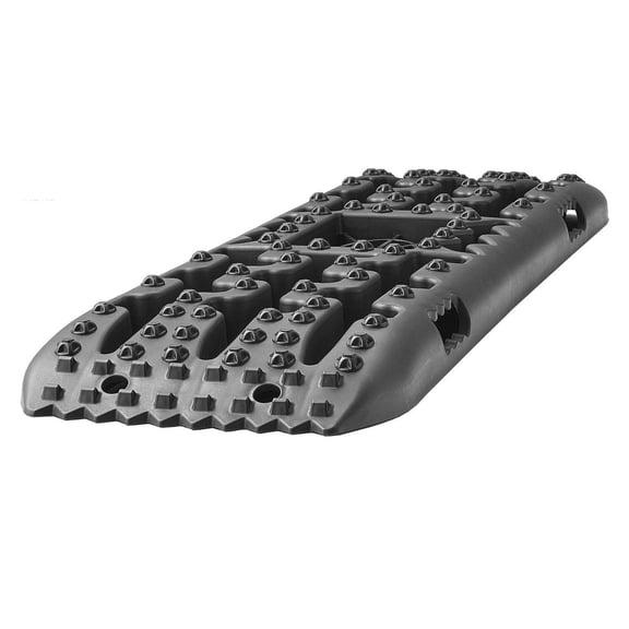 Traction Boards 2 Pack, Off Road Recovery Tracks for Mud Sand Snow - Heavy Duty PP Traction Mats with Carrying Bag - Vehicle Rescue for SUV, Truck, RV - 10 Ton Capacity