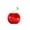 Red, variant on SLYNSHome Wall Mount Drain Storage Basket,Green Apple Shaped Hollow Organizer Bin, Multipurpose Kitchen Utensil Holder For Refrigerator Sink Wall