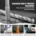 thumbnail image 3 of BENTISM, 18.50 x 12.40 x 2.36 Inches Double Polish Finish Portable Tool Set, 110 Piece, 3 of 9