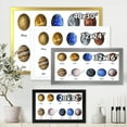 thumbnail image 4 of Designart 'All Planets United On White' Modern Framed Art Print, 4 of 4