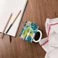 thumbnail image 4 of Yiaed Tropical Floral Print Ceramics Coffee,Large Handle Design,Extra Large Tea and Coffee Cup for Office and Home Mugs, 4 of 6