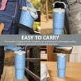 thumbnail image 7 of Modern 30oz Handheld Travel Tumbler with Handle – Double Wall Stainless Steel Insulated Cup, Flip Straw Lid, Leak-Proof & BPA-Free for Hot and Cold Drinks – Durable Coffee & Juice Mug White, 7 of 7