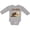 AC-Heather Grey, variant on Inktastic I Like Dirt Earthworm Boys or Girls Long Sleeve Baby Bodysuit