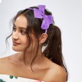 thumbnail image 4 of Unique Bargains Bow Hairbands Bowknot Headband Non-slip Fashion Purple 0.35 Inch Wide Headband for Girl Women, 4 of 7