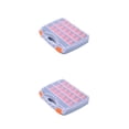 thumbnail image 3 of Kenally Caja de herramientas, rejillas de almacenamiento, tornillos de Hardware, caja de reparación pequeña, organizador de mano, 38*31*7/380 2piezas, 3 of 6