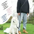 thumbnail image 2 of 2.5cm Nylon Hand Free Dogs Leash Walking Training Lead Police Style Control Dog Lead Leash Small Dog Chain Safety Pet Leashes, 2 of 9
