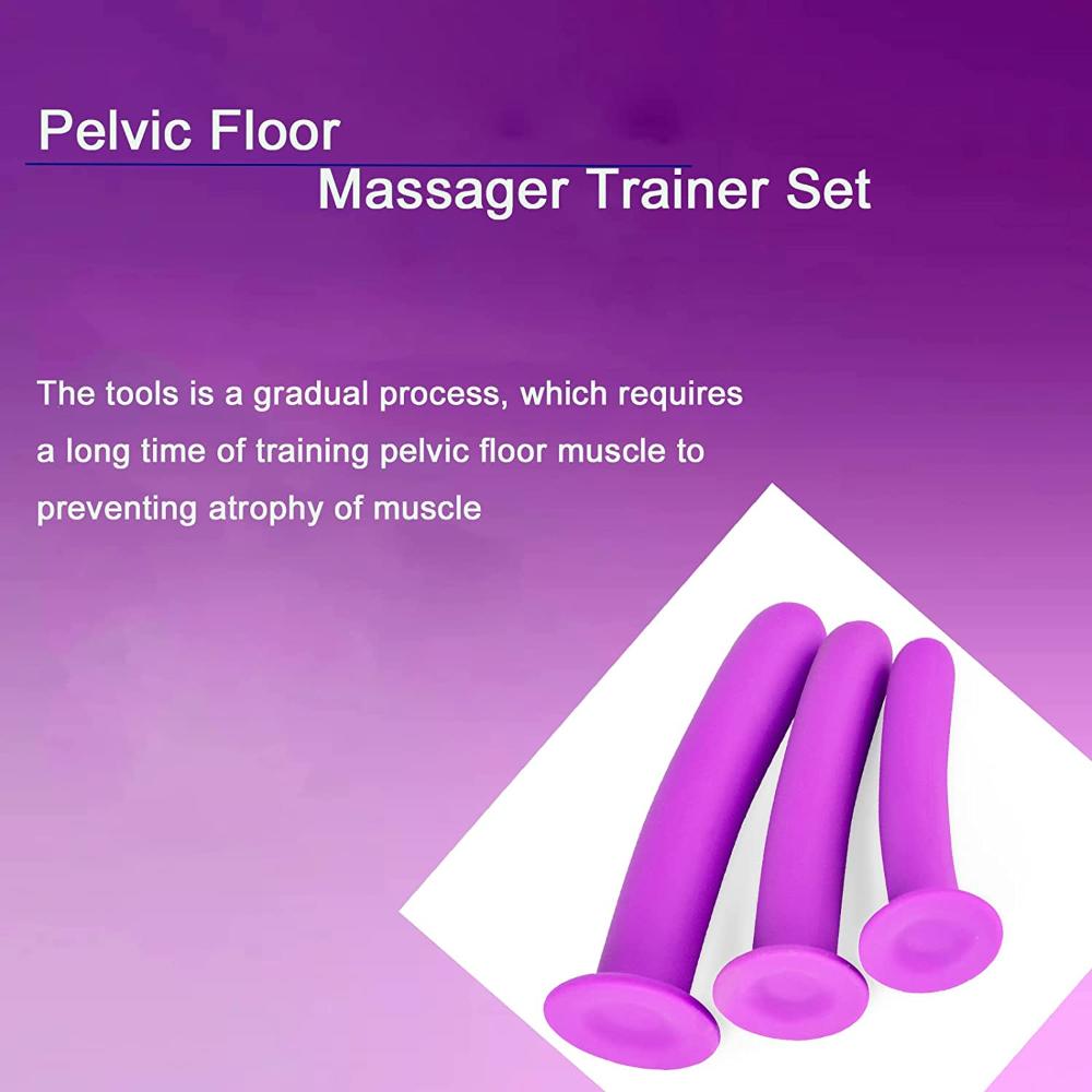 3 Pack Silicone Pelvic Floor Muscle Dilator Trainer Set - Walmart.com