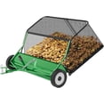 thumbnail image 1 of Bingirl 42-Inch Wide Tow-Behind Lawn Sweeper: 12 Cu Ft Large Hopper, Tool-Free Adjustable Sweeping Height, Quick Assembly for Tractor, ATV, UTV, 1 of 7