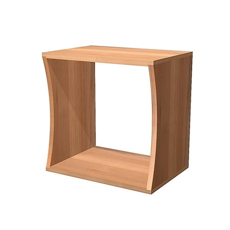 Wine Cellar Innovations  Brown Redwood Concave Curvy Cubed Wine