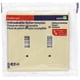 thumbnail image 2 of Placa de pared con interruptor de palanca de 2 elementos Leviton Midway Ivory PJ2-I, 2 of 3
