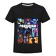 thumbnail image 1 of Playera Infantil de NTONGSHANBB para Niño y Niña, Camiseta Gamer de Algodón con Personajes, Ropa de Verano, 1 of 4