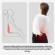 thumbnail image 4 of Cojín de cintura de algodón viscoelástico para respaldo de coche, asiento del conductor, soporte lumbar, cojín de cintura para coche, soporte lumbar para coche, soporte lumbar para asiento, 4 of 9