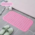 thumbnail image 6 of 1Pc Rectangular Bathtub Mats for Shower Tub Non-Slip Bath Mat Extra Long Shower Mat,Bath Tub Mat for Bathroom with Machine Washable,BPA Free,Antis Fall Suction Cup Floor Mat Bathroom Massage Foot Mat, 6 of 6