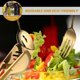 thumbnail image 3 of Juego de cubiertos de acero inoxidable para servir y cucharas grandes para cocina (dorado, 8 piezas), 3 of 7
