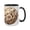 Black, variant on 15oz Champagne Rose Ceramic Mug - Elegant & Durable Drinkware for Every Day