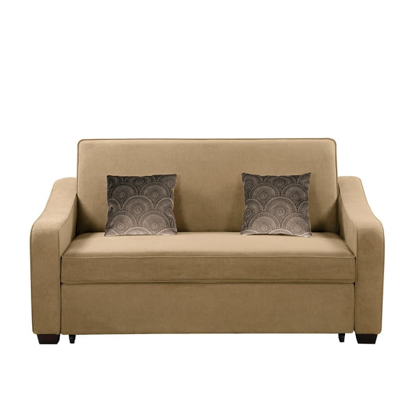 Serta Harison Convertible Sofa And, What Are The Dimensions Of A Queen Sofa Bed