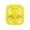 Yellow, variant on UNLLLL Paw Shape Ice Cream Mould Ice Cream Reusable Tray, for Making Ice or Ice Cream