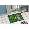 thumbnail image 4 of Gray Labrador Retriever St. Patrick's Day Indoor or Outdoor Mat 24x36 36 in x 24 in, 4 of 5