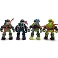 thumbnail image 4 of Set de figuras de acción de las Tortugas Ninja, 4 piezas, 12 cm, PVC, color verde, 4 of 4