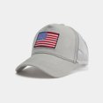 thumbnail image 6 of American Flag Trucker Hat with Adjustable Strap, 6 of 10
