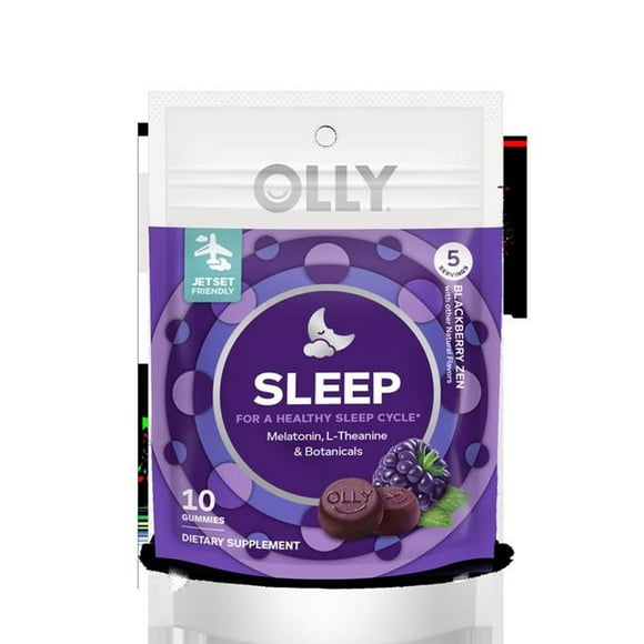 Olly  Purple Blackberry Zen Sleep Gummie - Pack of 8 - 10 Piece