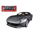thumbnail image 1 of Hot wheels Ferrari F12 Berlinetta Grey 1/18 Diecast Car Model, 1 of 1