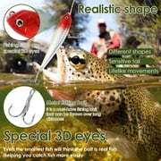 Lzvxtym Fishing Lures,Fishing Lures Kit,Fishing Bait Lure Set for Saltwater Freshwater,with Tackle Box,280Pcs