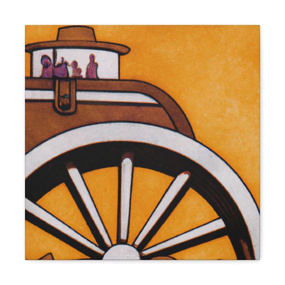 Wagon Journey Homeward - Canvas
