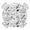 Black White, variant on Round Fitted Tablecloth with Elastic Edge, Black White Cartoon Space Waterproof Table Cloth Table Cover for 36"-44" Tables, Star Spacecraft Rocket Meteorite Tablecloths for Dining Party Outdoor
