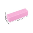 thumbnail image 4 of Unique Bargains 10 Pcs Comfortable Rectangle Nail Buffers for DIY Pink, 4 of 6