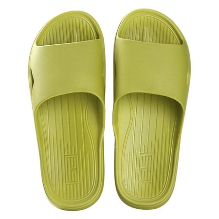 

PVC Slippers for Women and Men Quick Drying Open Toe Soft Slippers Non-Slip Bath Pool Gym House Sandals
