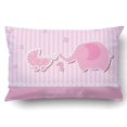 thumbnail image 1 of BSDHOME Bébé Fille Annonce Taie d'Oreiller Housse de Coussin 20x30 Pouces, 1 of 1