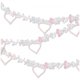thumbnail image 1 of Amscan - Guirnalda Diseño Flores Blushing (Rosa, Blanco), 1 of 2