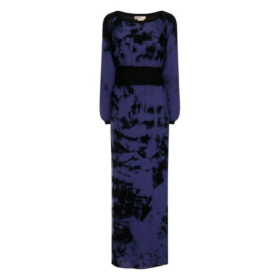 ALICE'S PIG Women's Bella's Batik Maxi Dress, Blue, US 2