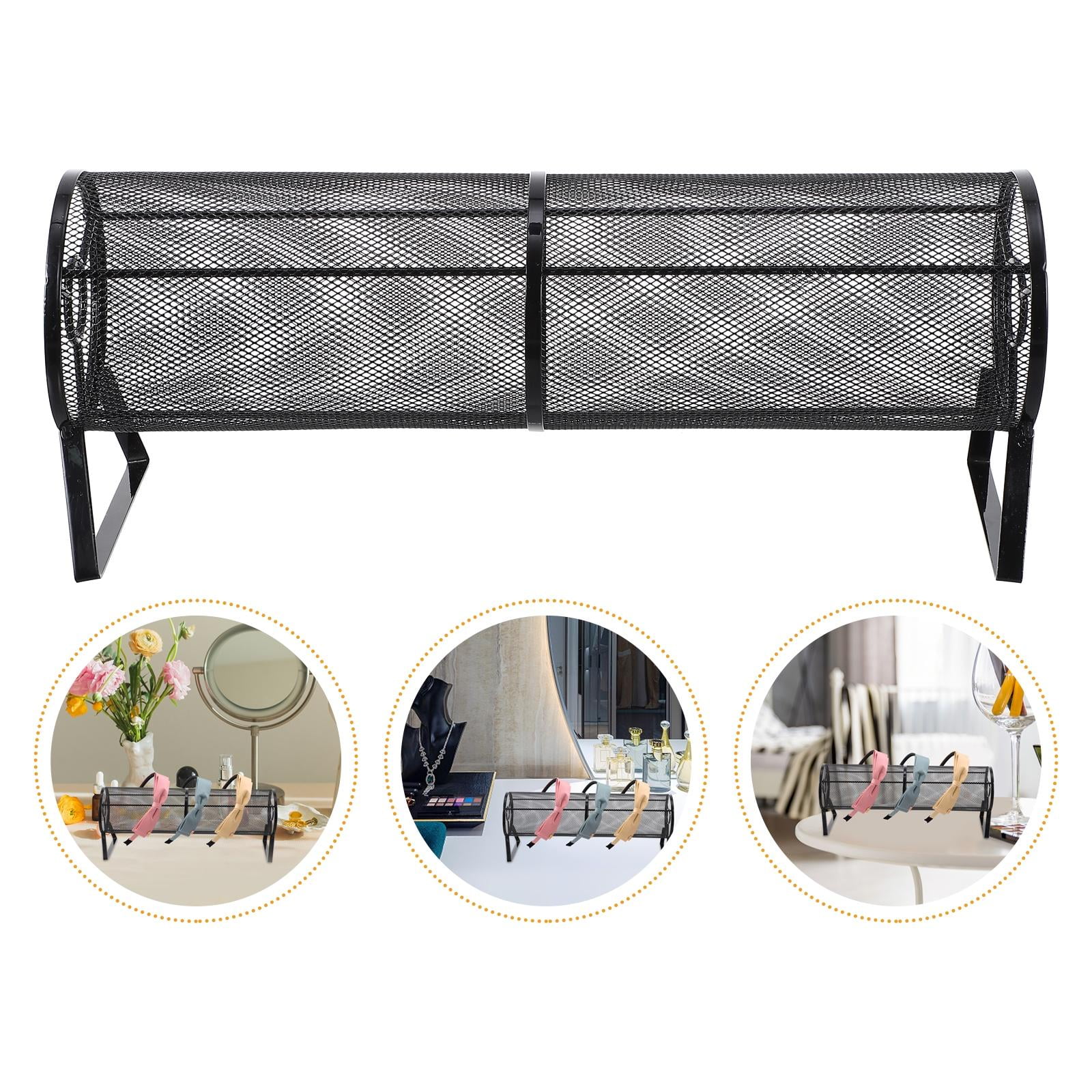 WASHWEPE Iron Hairband Storage Rack 1Pack Modern Minimalist Organizer For Home Decor