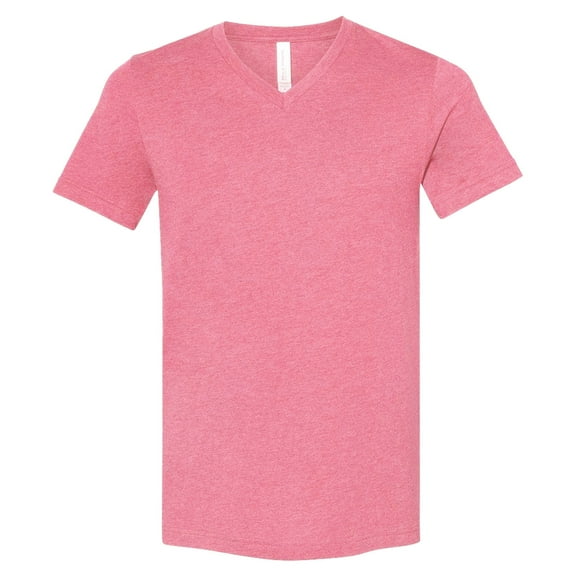Unisex Jersey Short-Sleeve V-Neck T-Shirt NEON PINK 3XL